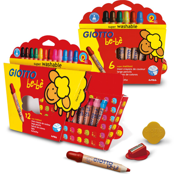 Farbstifte Giotto be-be 6er Etui, Art.-Nr. 460100 - Paterno B2B-Shop Farbstifte Giotto be-be 6er Etui, Art.-Nr. 460100 - Paterno B2B-Shop