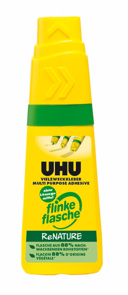 Klebstoff Uhu flinke Flasche 40 gr. ReNATURE, Art.-Nr. 46340 - Paterno B2B-Shop