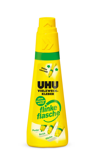 Klebstoff Uhu Flinke Flasche 100 gr., Art.-Nr. 46370 - Paterno B2B-Shop