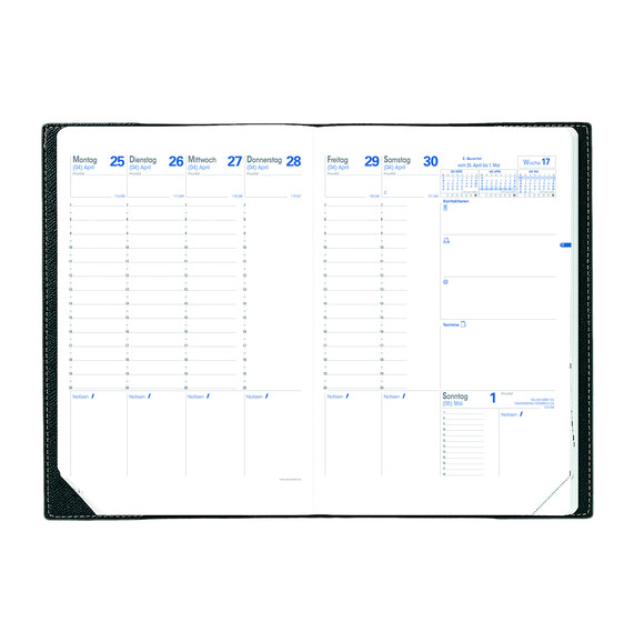Kalender Quo Vadis Trinote VZ Impala schwarz, Art.-Nr. 48066Q - Paterno B2B-Shop