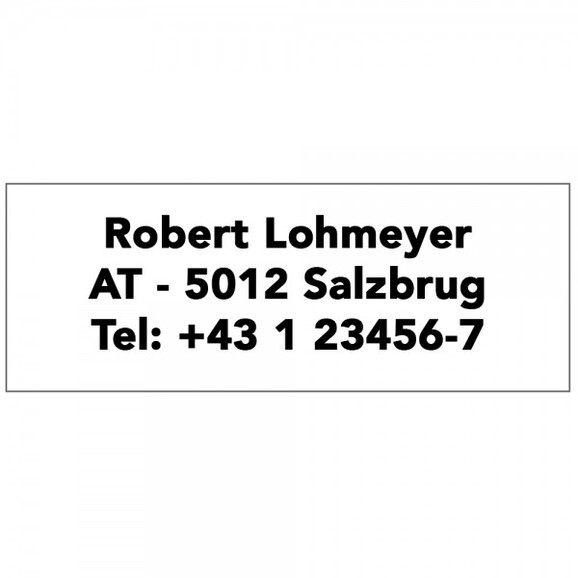 Textstempel Trodat Printy, Art.-Nr. 4911 - Paterno B2B-Shop