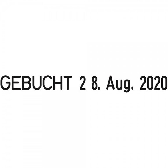 Wortbandstempel Trodat mit Datum, Art.-Nr. 5117 - Paterno B2B-Shop