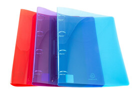 Ringbuch Brause A4/4 30mm transparent sortiert, Art.-Nr. 51298E - Paterno B2B-Shop