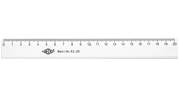 Lineal Wedo 20 cm plexi glasklar, Art.-Nr. 52.20 - Paterno B2B-Shop Lineal Wedo 20 cm plexi glasklar, Art.-Nr. 52.20 - Paterno B2B-Shop