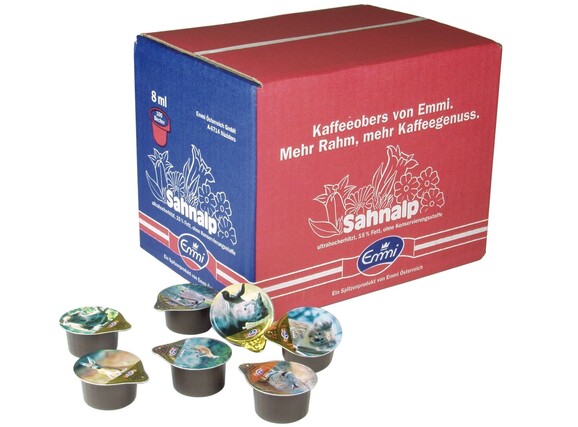 Kaffeeobers Sahnealp 15% Fett 100 Portionen, Art.-Nr. 5200EMMI - Paterno B2B-Shop Kaffeeobers Sahnealp 15% Fett 100 Portionen, Art.-Nr. 5200EMMI - Paterno B2B-Shop