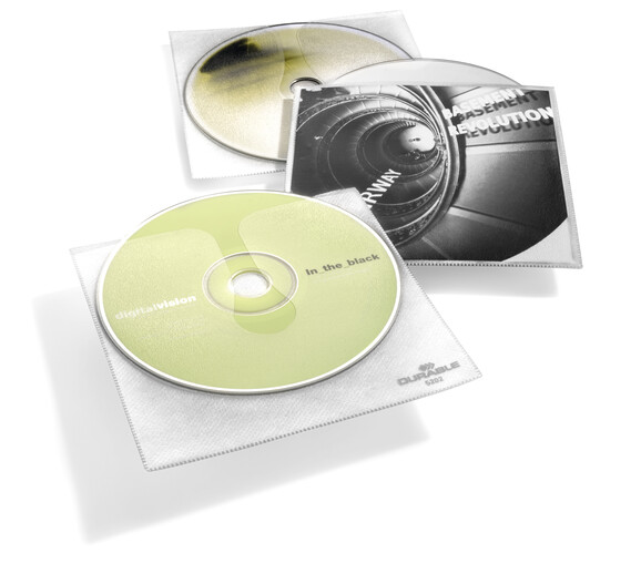 Hüllen CD/DVDDurable transparent, Art.-Nr. 520219 FARBLOS - Paterno B2B-Shop