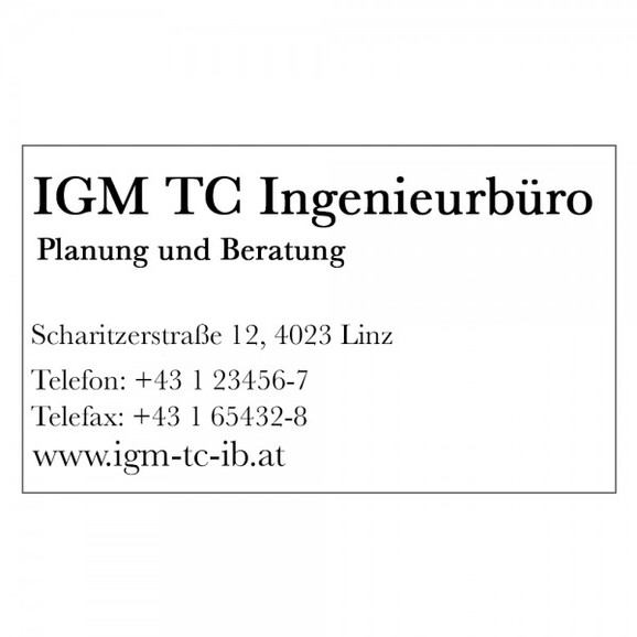 Stempel Trodat Text, Art.-Nr. 5204 - Paterno B2B-Shop