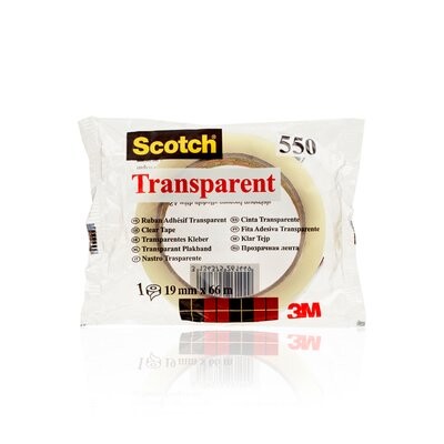Klebeband Scotch 19mmx66lfm transparent, Art.-Nr. 550-19-66 - Paterno B2B-Shop
