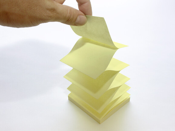 Haftnotizen info notes Recyclingbox 75x75 mm Z-Notes sortiert, Art.-Nr. 5644-88BOX - Paterno B2B-Shop