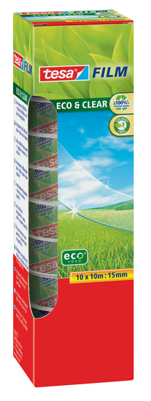Klebeband Tesafilm Eco 15mm 10lfm, Art.-Nr. 57070-00 - Paterno B2B-Shop