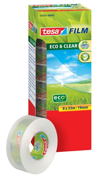 Klebeband Tesafilm Eco 19mm 33lfm, Art.-Nr. 57074-00 - Paterno B2B-Shop Klebeband Tesafilm Eco 19mm 33lfm, Art.-Nr. 57074-00 - Paterno B2B-Shop
