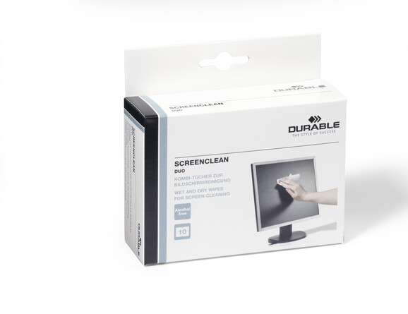 Reinigungstücher Durable Screenclean Duo, Art.-Nr. 5721-02 - Paterno B2B-Shop
