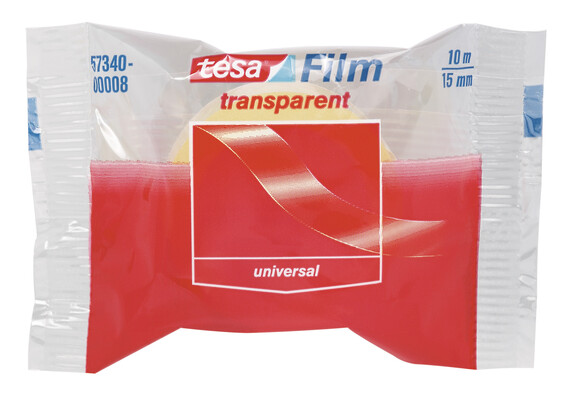 Klebeband Tesafilm 15mm 10lfm transparent, Art.-Nr. 57340 - Paterno B2B-Shop