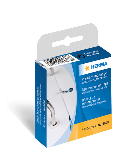Verstärkungsringe Herma transparent, Art.-Nr. 5898 - Paterno B2B-Shop