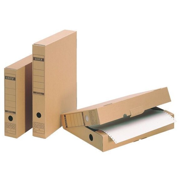 Archivschachtel Leitz 6084 A4 naturbraun, Art.-Nr. 6084-00-00 - Paterno B2B-Shop