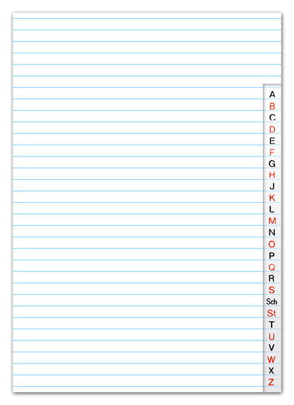 Registerheft Ursus A4 40 Blatt lin., Art.-Nr. 608683 - Paterno B2B-Shop