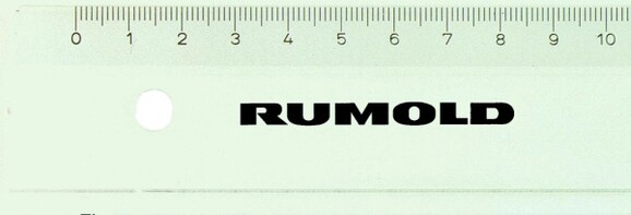 Lineal Rumold FL46 30cm transparent, Art.-Nr. 61003 - Paterno B2B-Shop