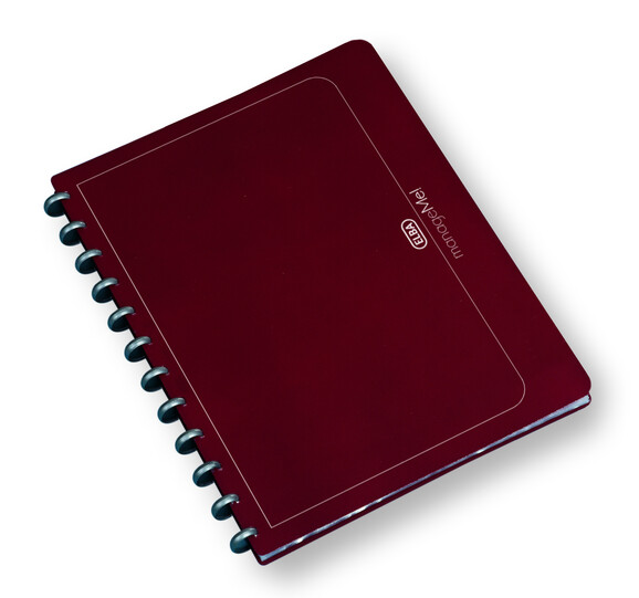 Ringmappe Vario Zipp A4 bordeaux, Art.-Nr. 61420-BRX - Paterno B2B-Shop