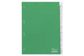 Register Durable 6201 A4 A-Z 25-teilig, Art.-Nr. 620105 GRUEN - Paterno B2B-Shop