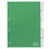 Register Durable 6220 A4 blanko 5-teilig, Art.-Nr. 622005 GRUEN - Paterno B2B-Shop