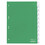 Register Durable 6221 A4 blanko 10-teilig, Art.-Nr. 622105 GRUEN - Paterno B2B-Shop