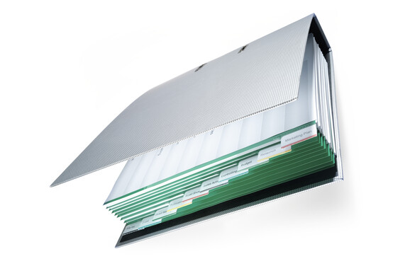 Register Durable 6221 A4 blanko 10-teilig, Art.-Nr. 622105 GRUEN - Paterno B2B-Shop