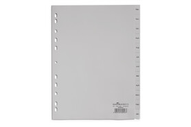 Register Durable A4 6507 Dez-Jän 12-teilig, Art.-Nr. 650710 GRAU - Paterno B2B-Shop