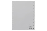 Register Durable 6511 A4 1-10 10-teilig, Art.-Nr. 651110 GRAU - Paterno B2B-Shop