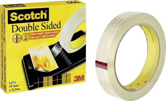 Klebeband Scotch Douplo 19mmx32,9lfm, Art.-Nr. 665. - Paterno B2B-Shop