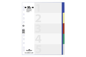 Register Durable 6737 A4 5-teilig, Art.-Nr. 673727 - Paterno B2B-Shop