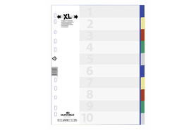 Register Durable 6747 A4 10-teilig, Art.-Nr. 674727 - Paterno B2B-Shop