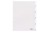 Register Durable 6820 A4 1-5 5-teilig, Art.-Nr. 682019 FARBLOS - Paterno B2B-Shop