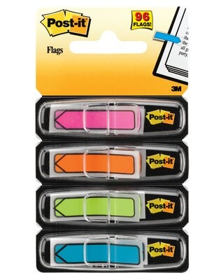 Haftstreifen Post-it Index Mini 11,9x43,2mm Pfeile, Art.-Nr. 684-ARR4 - Paterno B2B-Shop