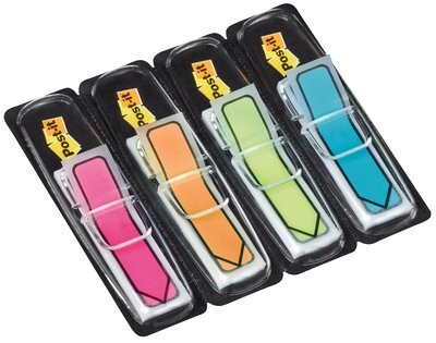 Haftstreifen Post-it Index Mini 11,9x43,2mm Pfeile, Art.-Nr. 684-ARR4 - Paterno B2B-Shop