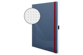 Notizbuch Notizio Softcover A4 kariert grau AUSLAUFARTIKEL 2023, Art.-Nr. 7021ZWF - Paterno B2B-Shop