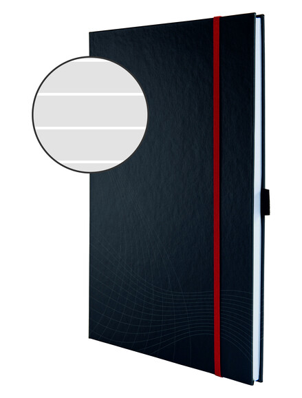 Notizbuch Notizio Hardcover A4 liniert grau AUSLAUFARTIKEL 2023, Art.-Nr. 7028ZWF - Paterno B2B-Shop