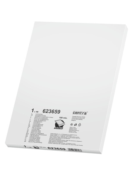 Laminiertaschen Centra A4 2x100 my, Art.-Nr. 71142 - Paterno B2B-Shop