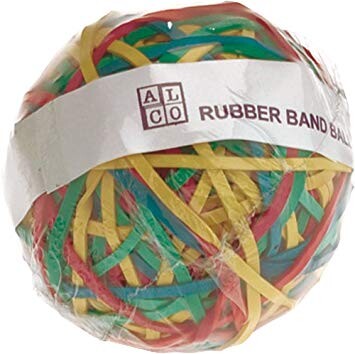 Gummiringe Alco Rubber Ball 70mm sort, Art.-Nr. 7440ALCO - Paterno B2B-Shop
