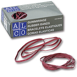 Gummibänder Alco 1Kg 130x10mm rot, Art.-Nr. 761ALCO - Paterno B2B-Shop Gummibänder Alco 1Kg 130x10mm rot, Art.-Nr. 761ALCO - Paterno B2B-Shop