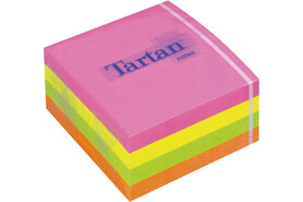Haftnotizwürfel 76x76 mm Neon Tartan, Art.-Nr. 7676C-N - Paterno B2B-Shop