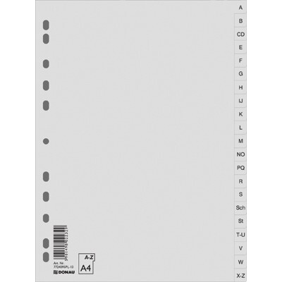 Register Biella A4 A-Z 24-teilig, Art.-Nr. 7724095-13 - Paterno B2B-Shop