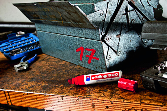 Marker Edding 800 rot permanent, Art.-Nr. 800-RT - Paterno B2B-Shop