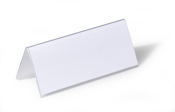 Tischnamensschilder Durable 61/122x150 mm transp., Art.-Nr. 8050-19 - Paterno B2B-Shop