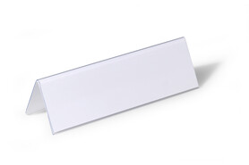 Tischnamensschilder Durable 61/122x210 mm transparent, Art.-Nr. 8052-19 - Paterno B2B-Shop