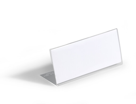 Tischnamensschilder Durable 61x150 mm transparent, Art.-Nr. 805419 FARBLOS - Paterno B2B-Shop