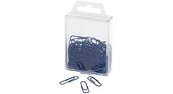 Büroklammern 27mm Kunststoffummantelt blau, Art.-Nr. 9012442-BL - Paterno B2B-Shop
