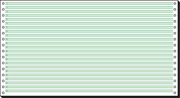 Papier EDV 8&quot;x375 mm ZEBRA, Art.-Nr. 91565 - Paterno B2B-Shop