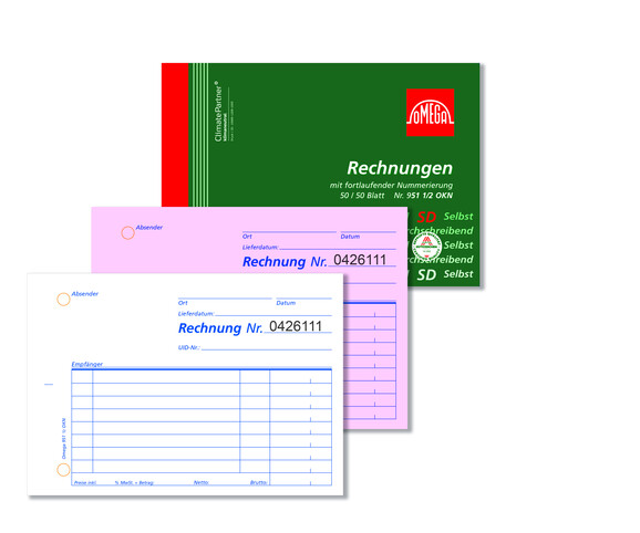 Rechnungsbuch Omega A6 quer 2x50 Blatt, Art.-Nr. 951 1-2 - Paterno B2B-Shop Rechnungsbuch Omega A6 quer 2x50 Blatt, Art.-Nr. 951 1-2 - Paterno B2B-Shop