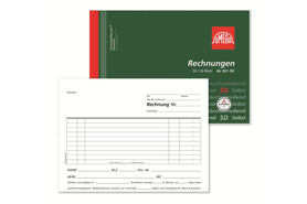 Rechnungsbuch Omega A5 quer 2x50 Blatt, Art.-Nr. 951OK - Paterno B2B-Shop