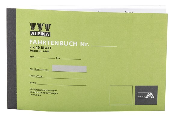 Fahrtenbuch Leykam A5 quer, Art.-Nr. A5149 - Paterno B2B-Shop Fahrtenbuch Leykam A5 quer, Art.-Nr. A5149 - Paterno B2B-Shop
